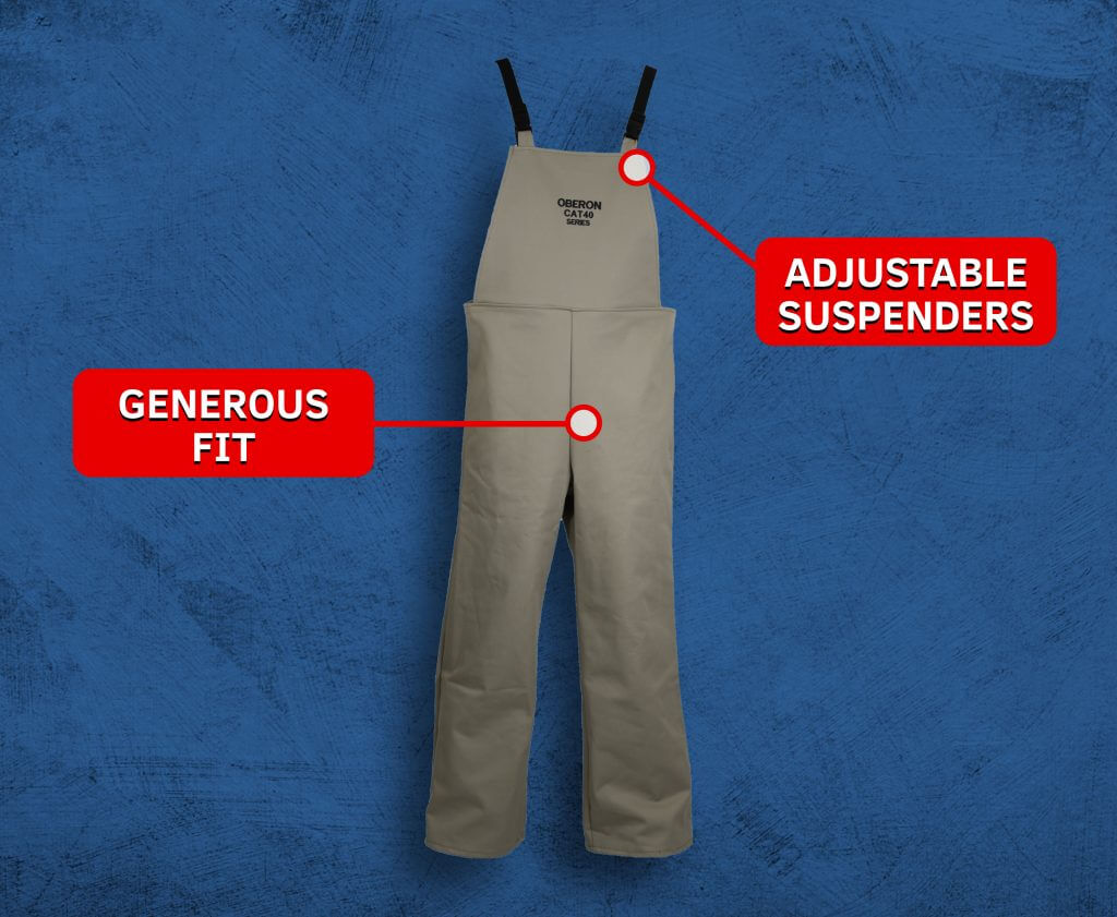 40 Cal CAT™ Arc Flash Bib Overalls