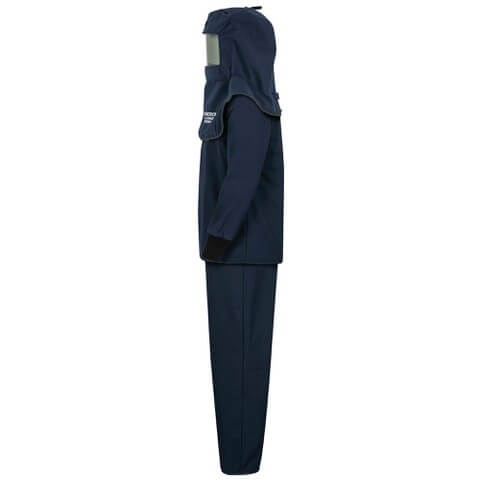 40 Cal LAN™ Arc Flash Kit with Escape Strap (Hood, Coat, and Bib Suit Set)