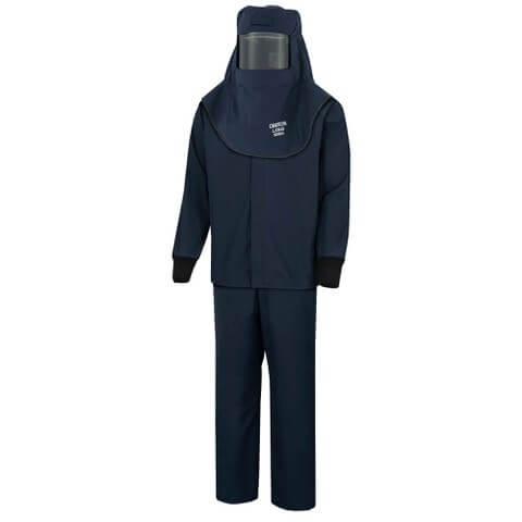 40 Cal LAN™ Arc Flash Kit with Escape Strap (Hood, Coat, and Bib Suit Set)