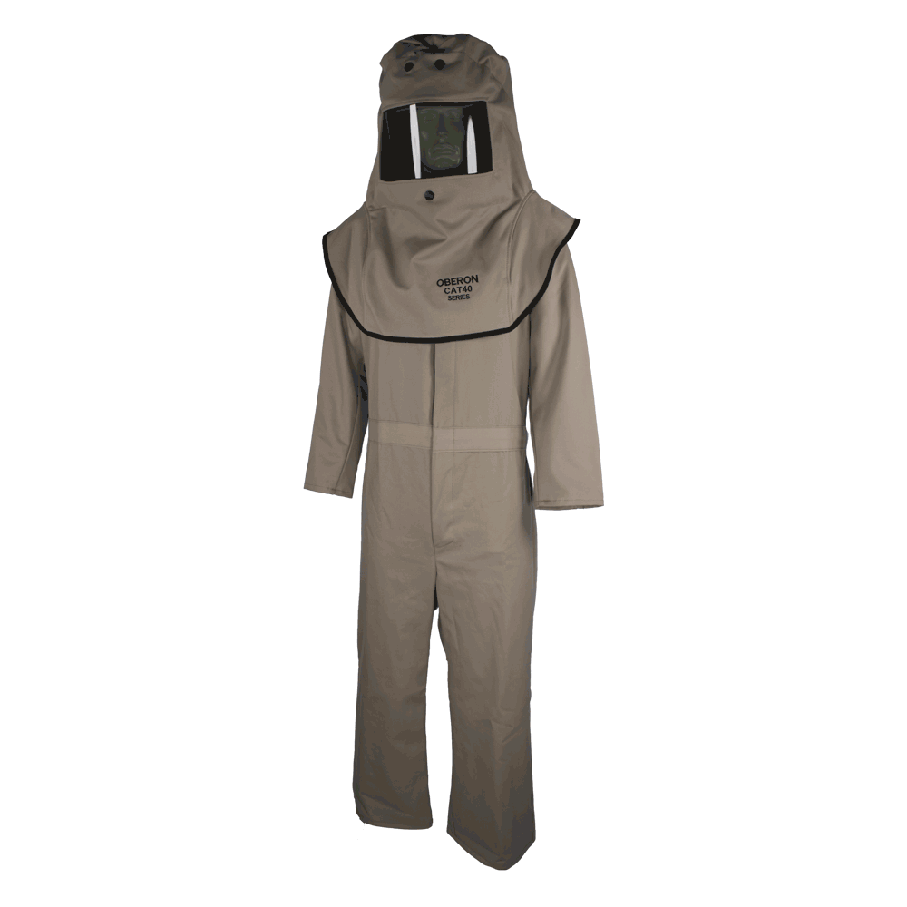 40 Cal CAT™ Arc Flash Hood and Coverall Suit Set