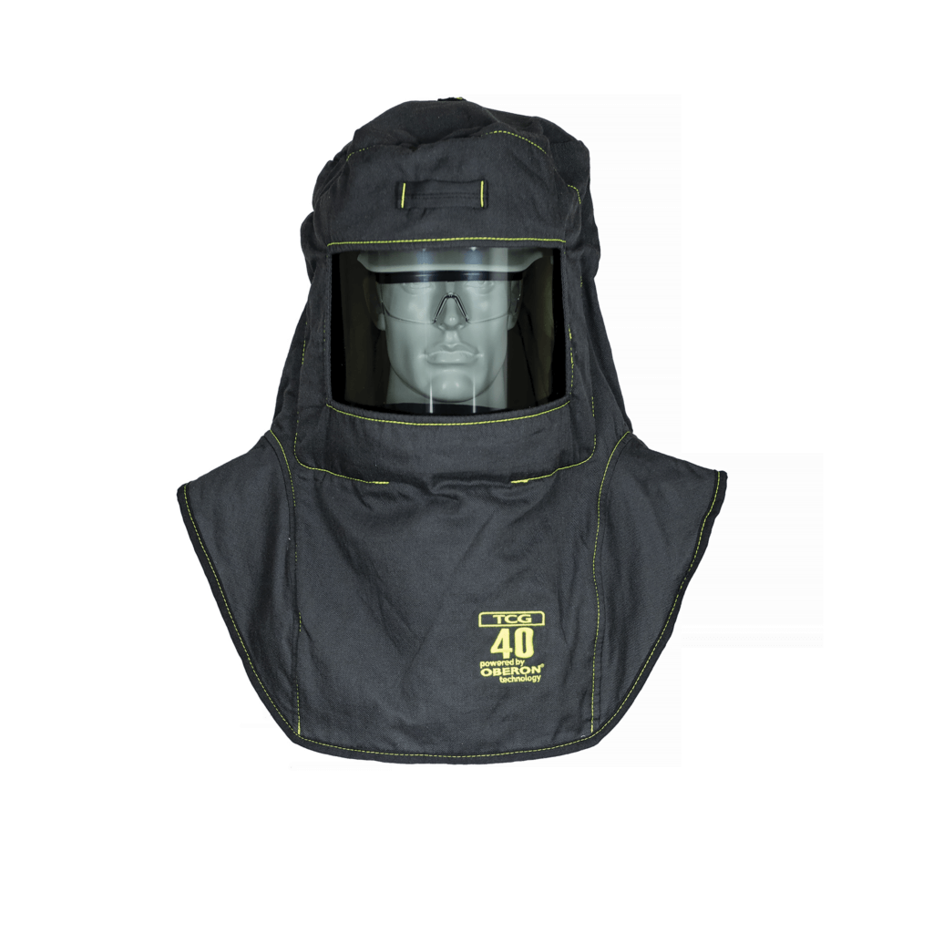 40 Cal TCG™ Deluxe Arc Flash Suit Kit (Hood, Coat with Escape Strap and Bib-Overall with 26″ Leg Zippers)
