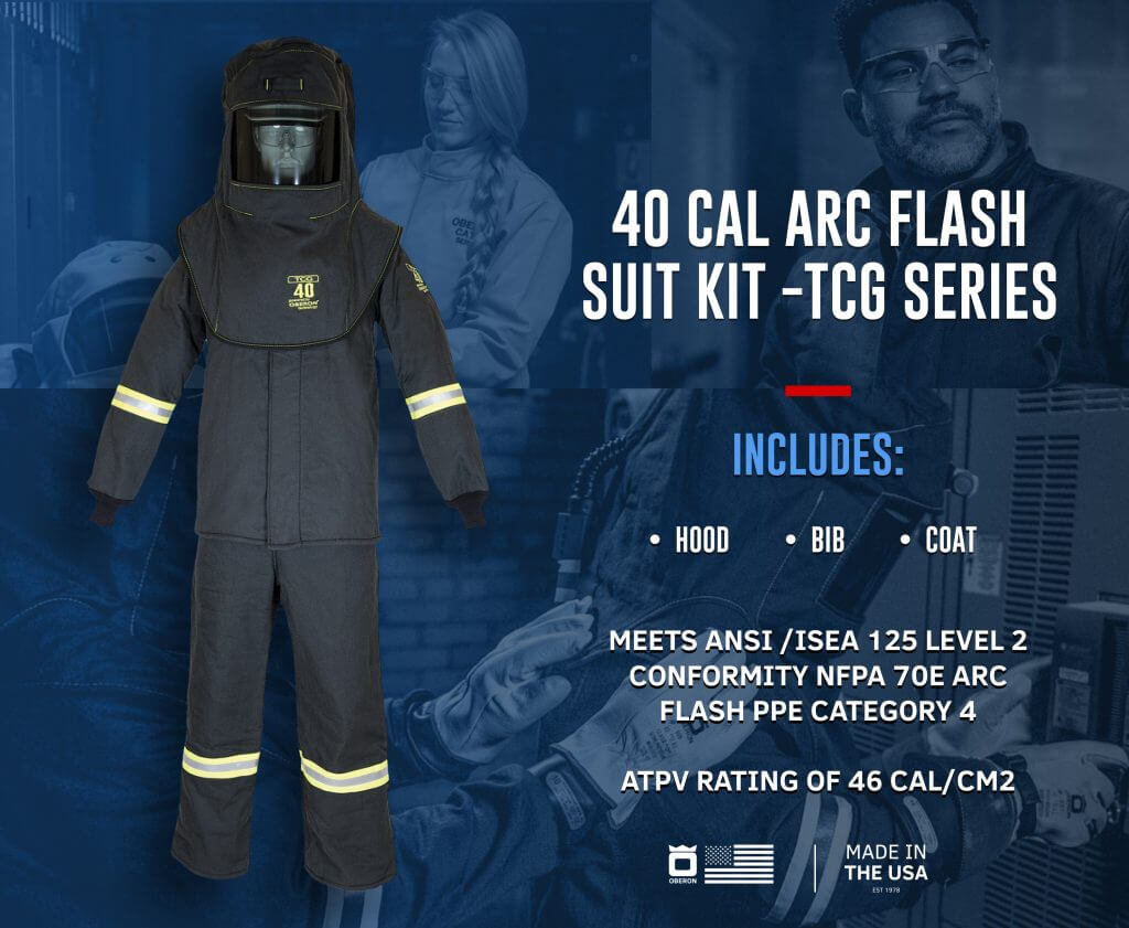 40 Cal TCG™ Arc Flash Kit (Hood, Coat, and Bib)